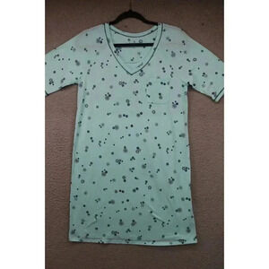 Cuddl Duds Women's Floral Sleepshirt-Size Small